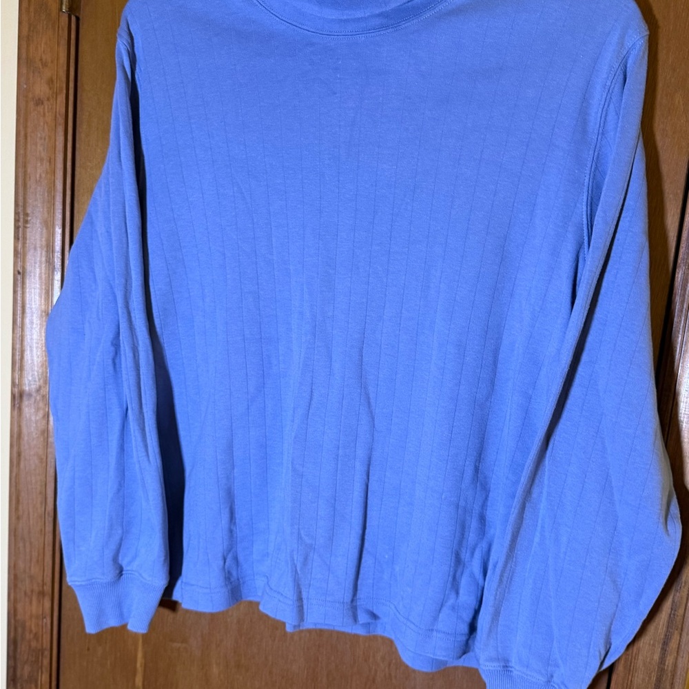 Alfred Dunner Turtleneck Sweater in Blue